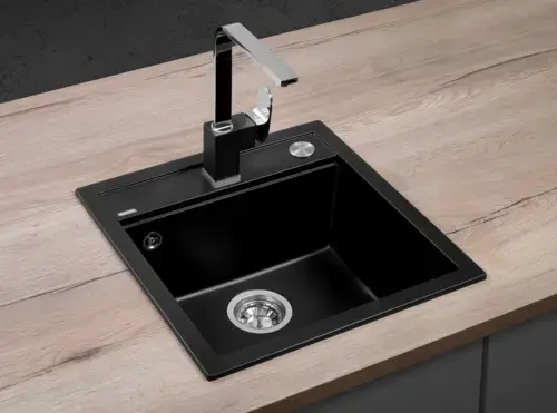 CONCEPT DG00C50bc Drez granitový bez odkvapu ČIERNY