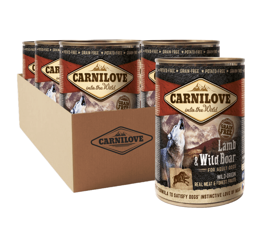 18 x Carnilove Wild Meat Lamb & Wild Boar 400g
