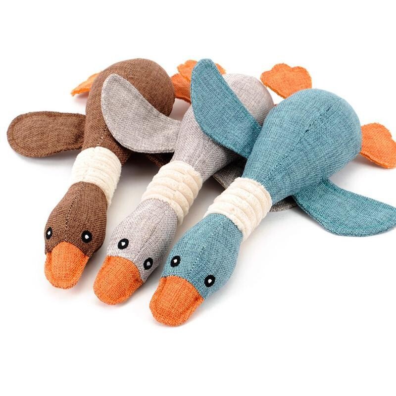 Reedog Plush Duck šedá