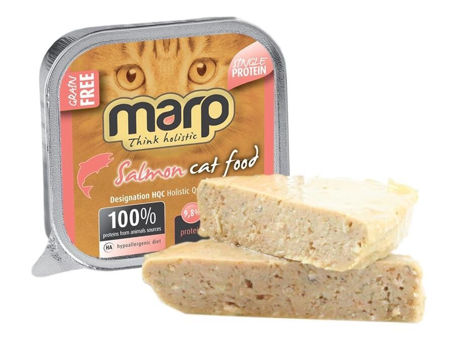Marp Salmon vanička pro kočky s lososem 16x100g