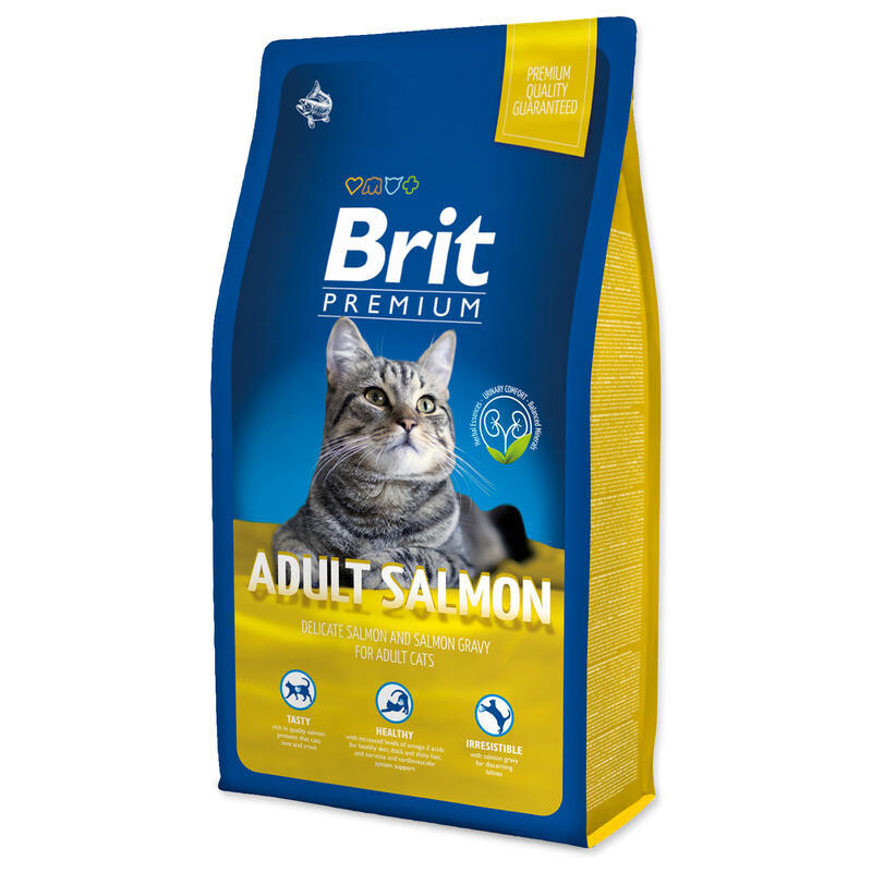 BRIT Premium Cat Adult Salmon 8kg