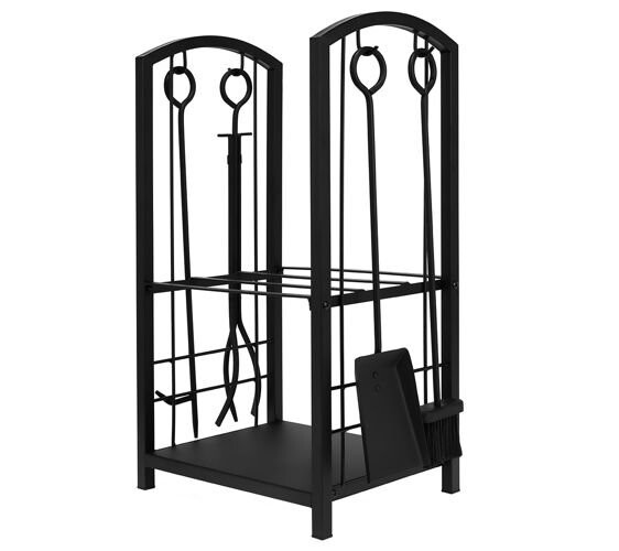 Stojan na drevo s krbovým náradím PK011