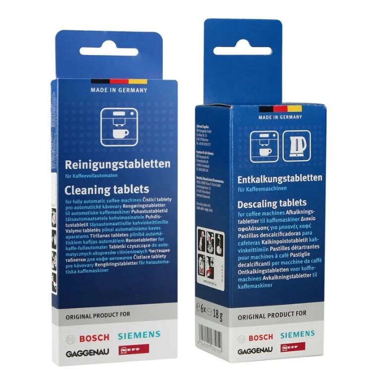 Bosch / Siemens odvápňovač 500 ml + Bosch / Siemens TCZ8001 čistiace tablety 10 ks