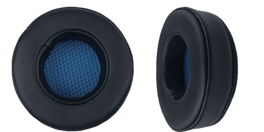 Náhradné náušníky pre slúchadlá Skullcandy Grind - Čierne s modrým vnútrom