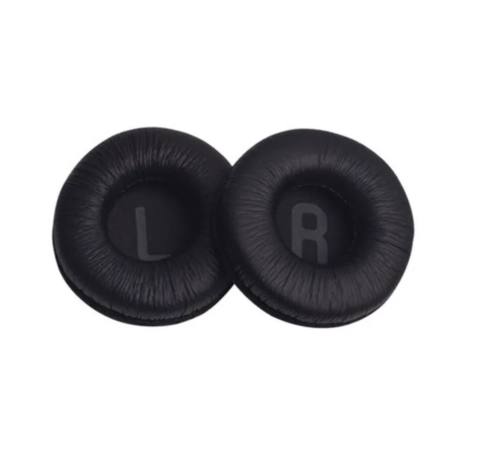 Náhradné náušníky pre slúchadlá JBL Tune 450, 450BT, 460BT, 500BT, 600, 600BT, 600BTNC, 660NC, JR300BT - Čierné, bez upínacieho mechanizmu