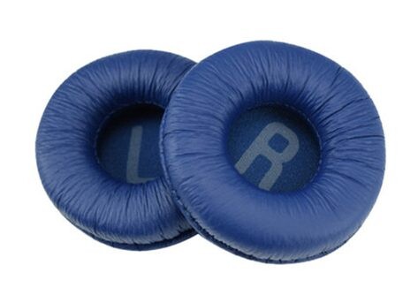 Náhradné náušníky pre slúchadlá JBL Tune 450, 450BT, 460BT, 500BT, 600, 600BT, 600BTNC, 660NC, JR300BT - Modré, bez upínacieho mechanizmu
