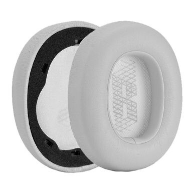Náhradné náušníky pre slúchadlá JBL E65BTNC, Duet NC, Live 650BTNC, Live 660NC - Šedé, kožené