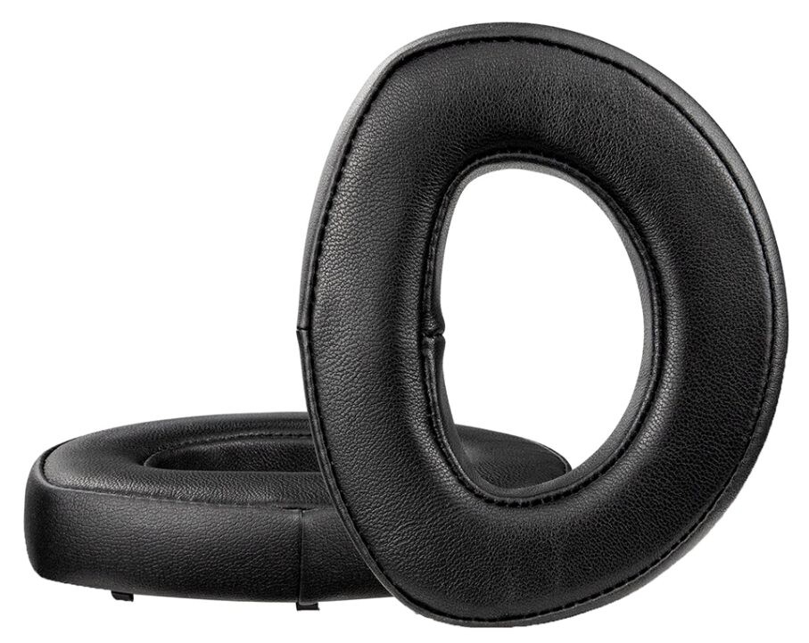 Náhradné náušníky pre slúchadlá Sennheiser HD700 - Čierne, kožené