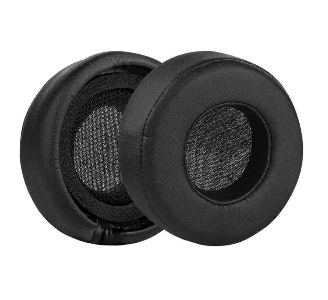 Náhradné náušníky pre slúchadlá Beats Dr. Dre Mixr - Čierne, kožené