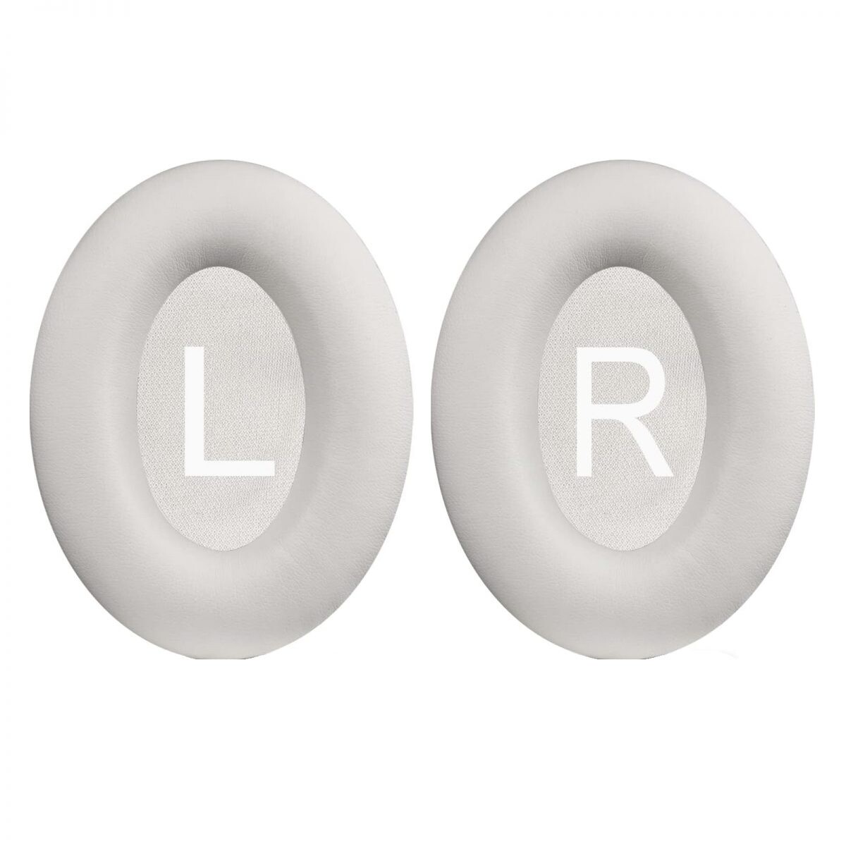 Náhradné kožené náušníky pre slúchadlá Bose QuietComfort 35 a 35 II - Biele