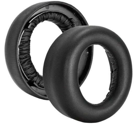 Náhradné náušníky pre slúchadlá Sony Playstation 5 Pulse 3D PS5 - Čierne, kožené