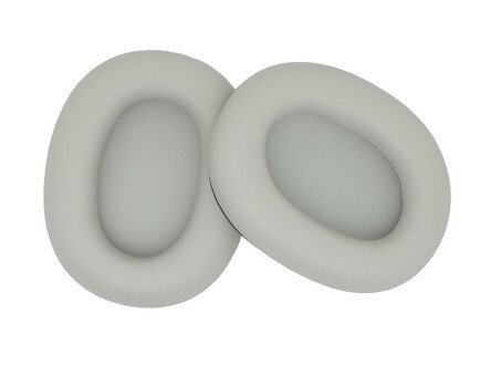 Náhradné náušníky pre slúchadlá Sony WH-1000XM6 - Biele, kožené