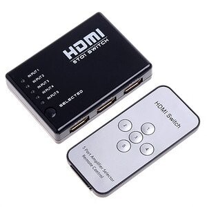 HDMI prepínač 5 Port 1080P