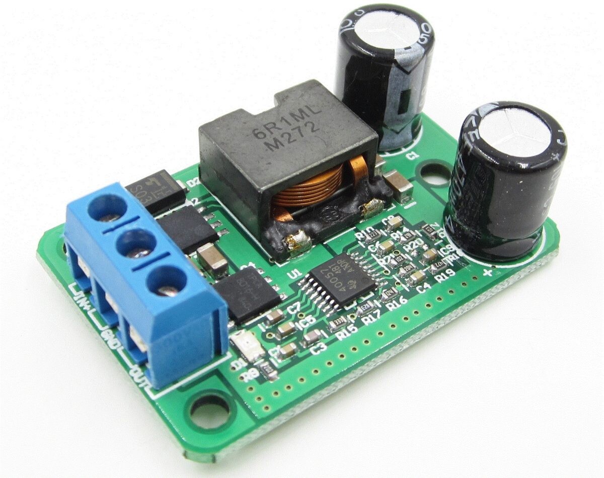 Step down synchrónny napájací zdroj - DC-DC Buck 9-35V na 5V 5A