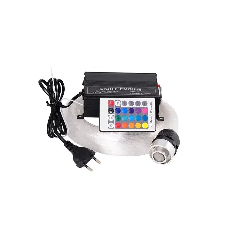 Hviezdne nebo - Sada optických vodičov s LED zdrojom 16W RGBW, 3 priemery, 3 metre, 300 vlákien