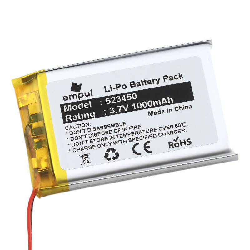 Li-Pol batéria 1000mAh, 3.7V, 503450