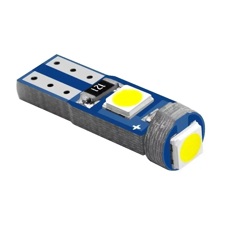 T5, 3x 3030 SMD LED, 1.2W - Bielá