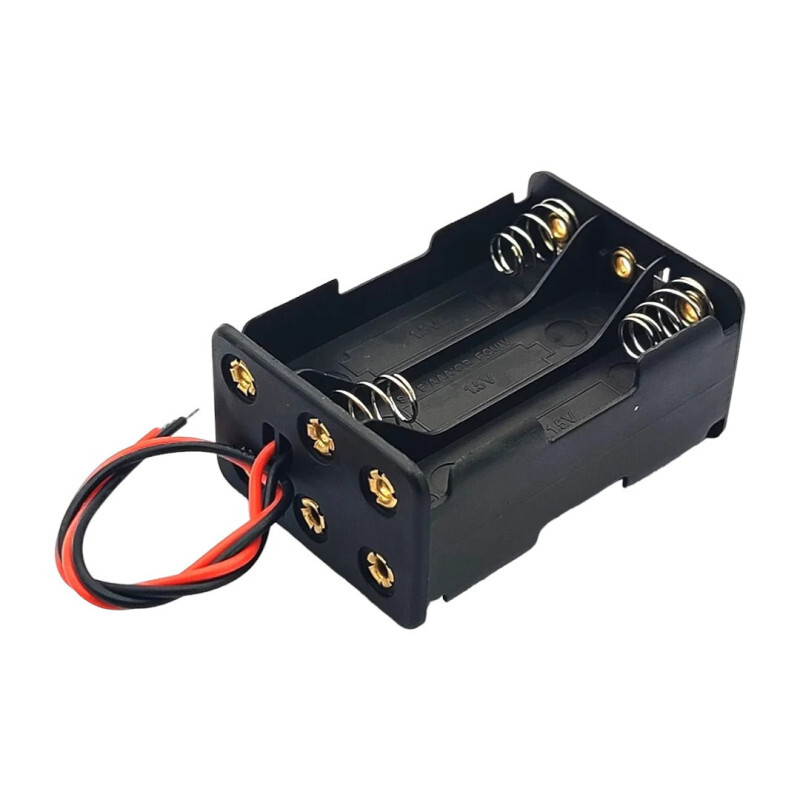 Batériový box pre 6 kusov AAA batérií, 9V