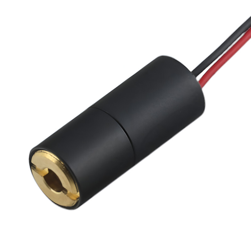 Laserový modul fialový 405nm, D8x20mm, bod, 1 mW