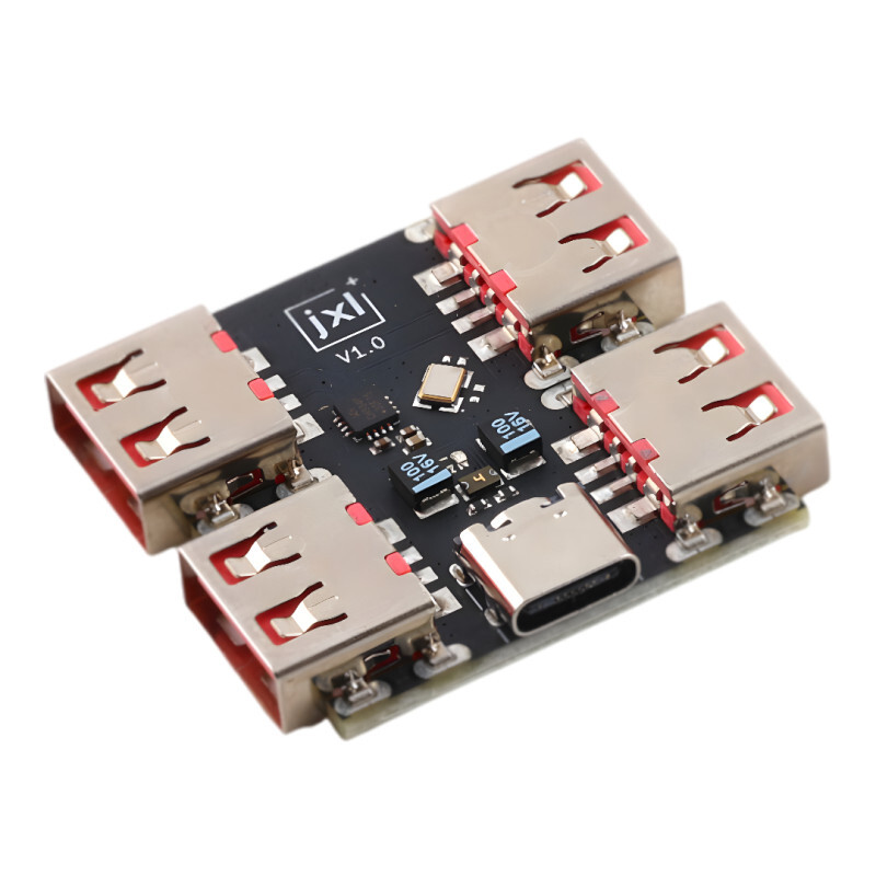 USB 2.0 HUB modul, 4 porty s USB-C konektorom