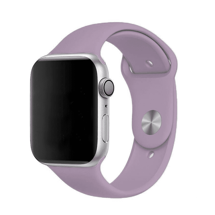 Marvelli - Jednofarebný remienok na Apple Watch - Fialový Veľkosť: 42/44/45/46/49mm, Obvod: M-L (stredný až väčší obvod zápästia), Farba: Svetlo…