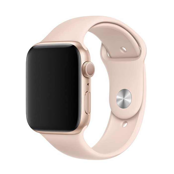 Marvelli - Jednofarebný remienok na Apple Watch - Pink Sand Veľkosť: 38/40/41/42mm, Obvod: M-L (stredný až väčší obvod zápästia), Farba: Pink Sand