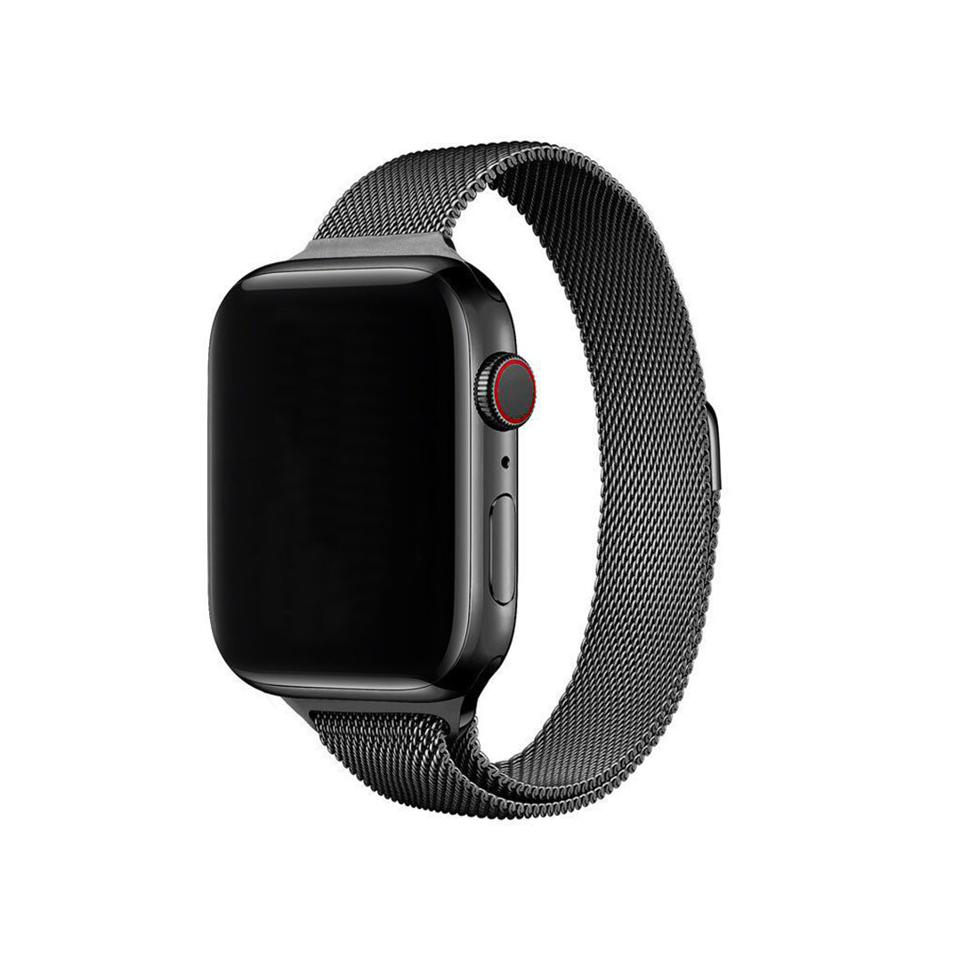 Marvelli - Elegantný dámsky remienok na Apple Watch v milánskom štýle - Čierny Veľkosť: 38/40/41/42mm, Farba: Čierna