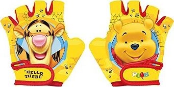 Disney Detské cyklistické rukavice na bicykel macko Pú