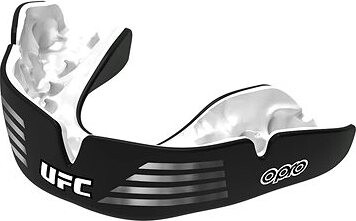 OPRO INSTANT CUSTOM FIT UFC, černá/stříbrná/bílá