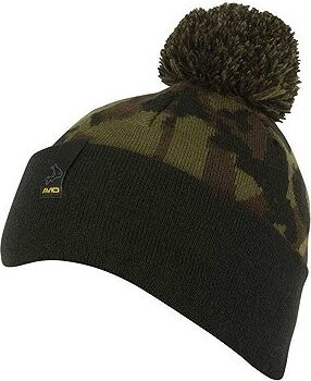 AVID Black and Camo Bobble Hat