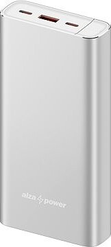 AlzaPower Metal Gen2 20000 mAh Power Delivery (22,5 W) strieborná