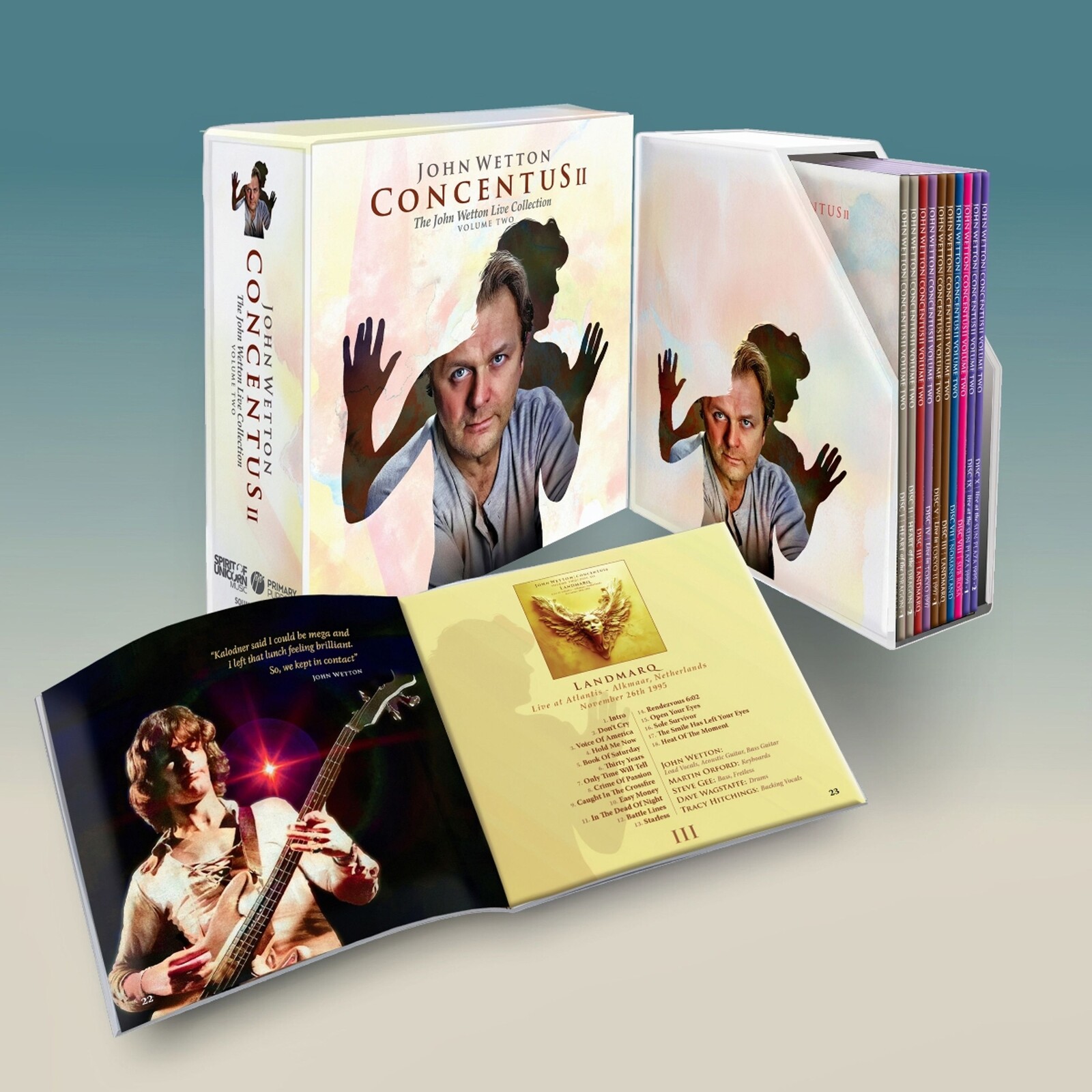 John Wetton, CONCENTUS - THE JOHN WETTON LIVE COLLECTION VOLUME TW, CD