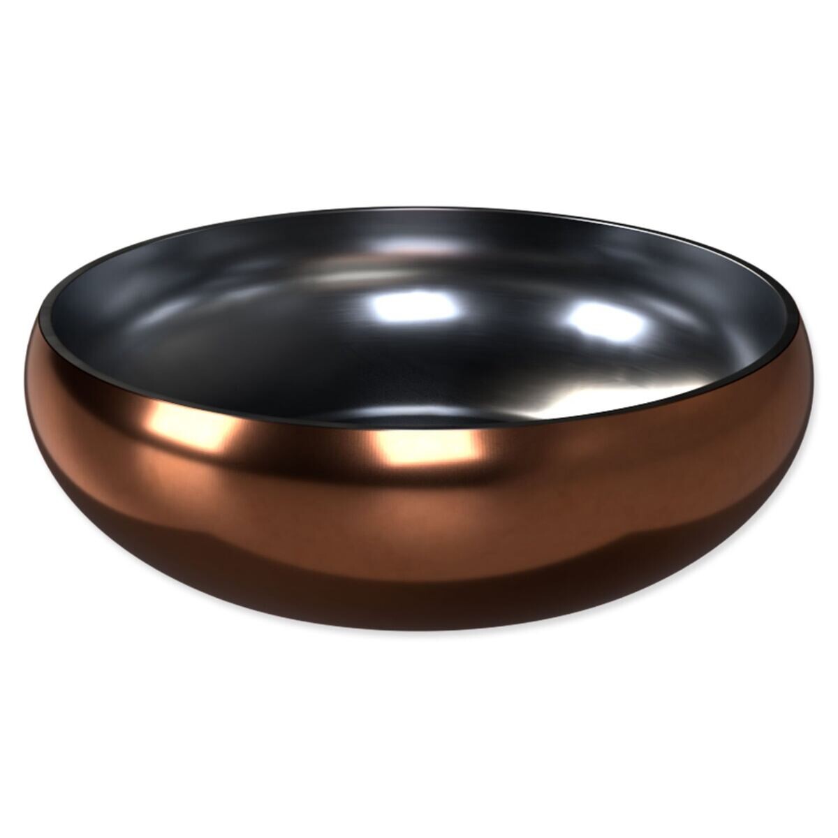 Miska Dog Fantasy Miska s dvojitou stěnou rosegold 22cm, 2100ml