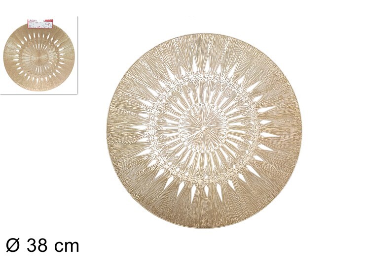 MAKRO - Prestieranie guľaté 38cm zlaté