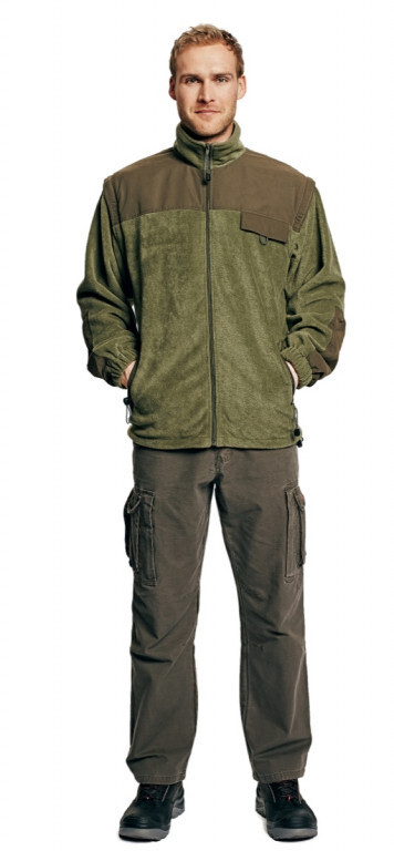 RANDWIK fleecová bunda čierna L