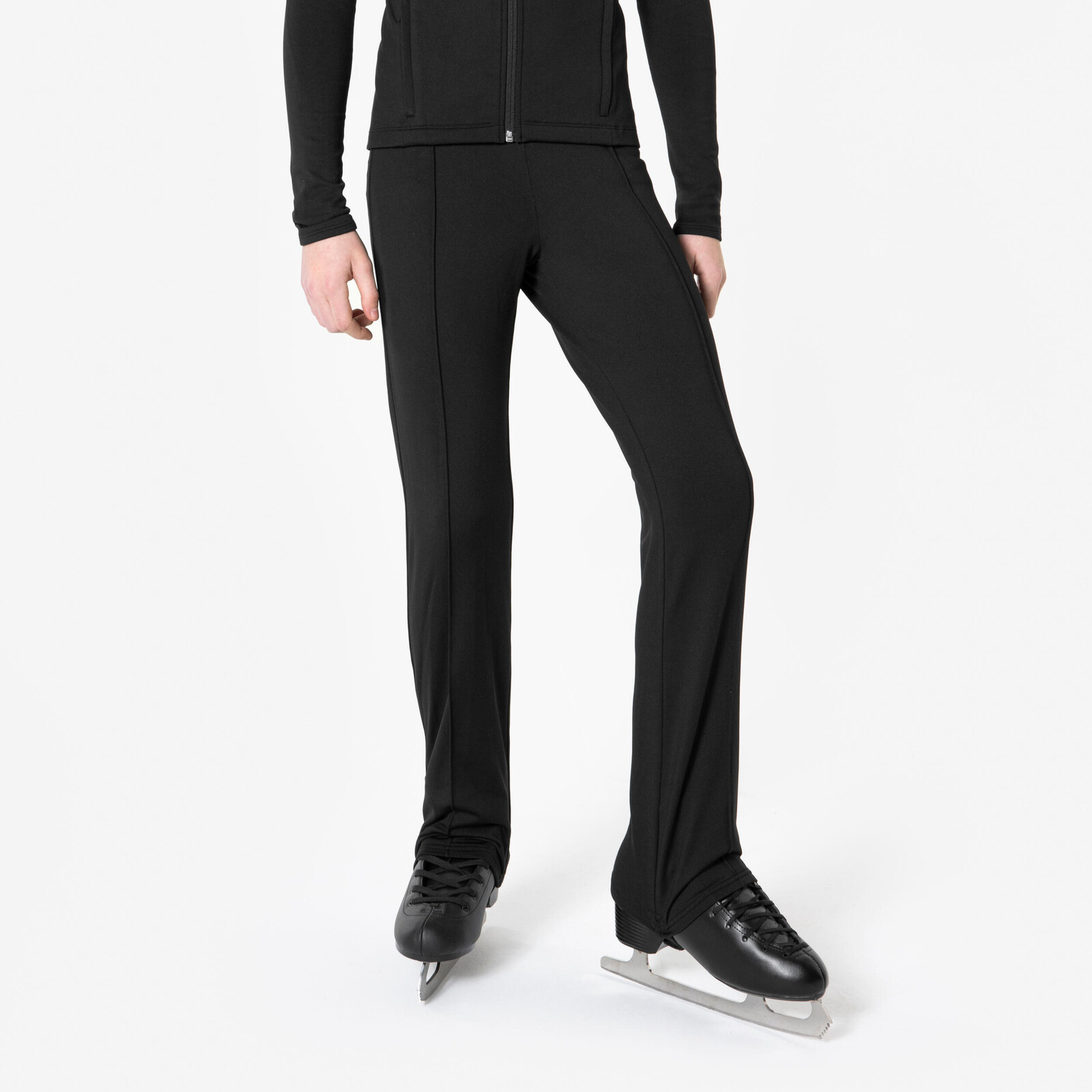 Chlapčenské legíny na krasokorčuľovanie čierne