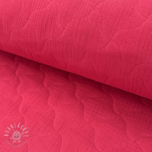 Dvojitá gázovina/mušelín QUILT NOE magenta