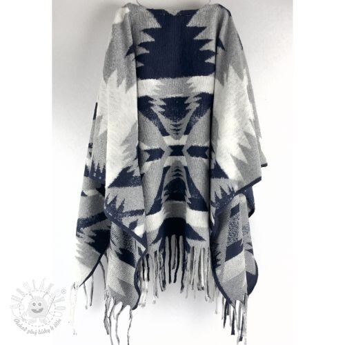 Poncho PRATO boiled wool design F