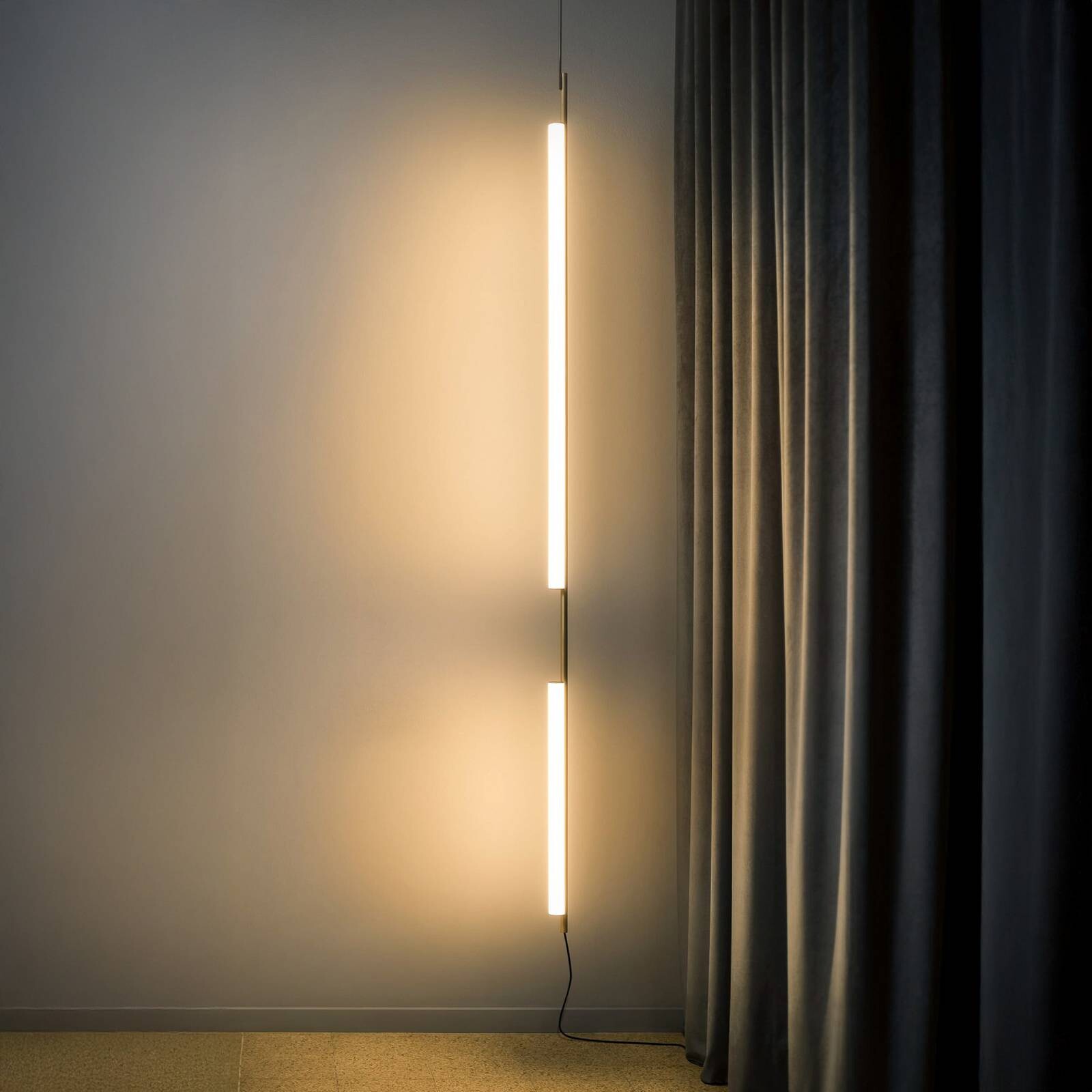 MARSET LED závesné svietidlo Ambrosia 235 s plug-in 2700K zlatá farba