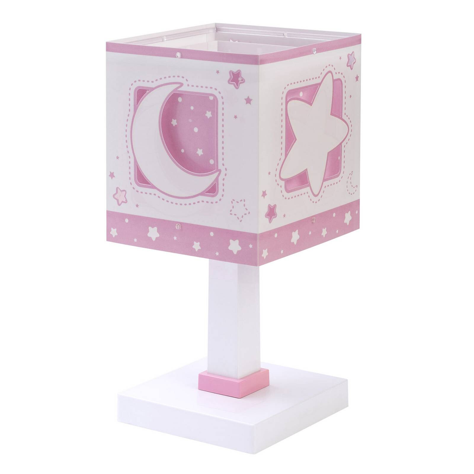 Detská stolová lampa Moonlight Pink, G4, šírka 14 cm