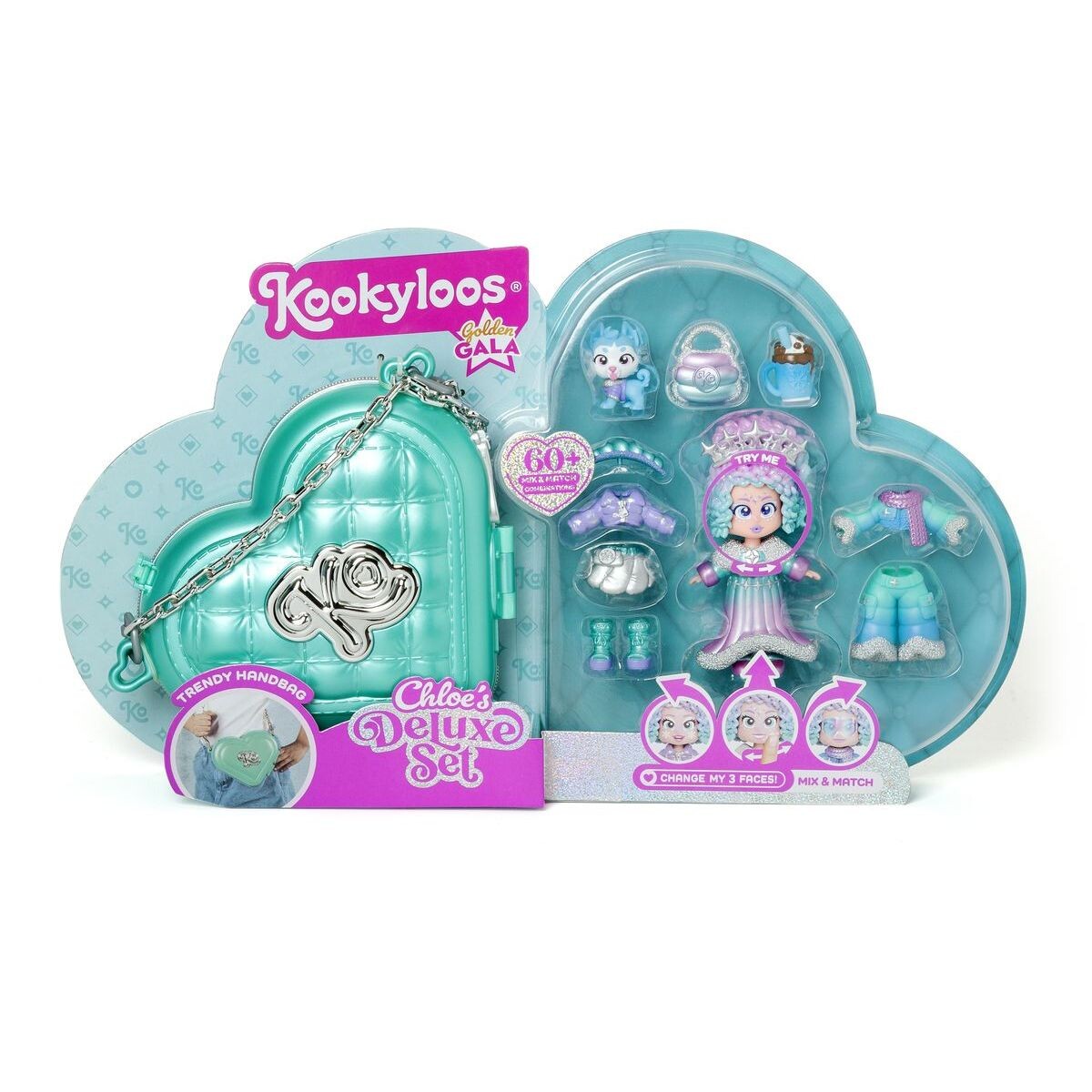 Alltoys Hrací set Bábika Kookyloos - Golden Gala Chloe Deluxe