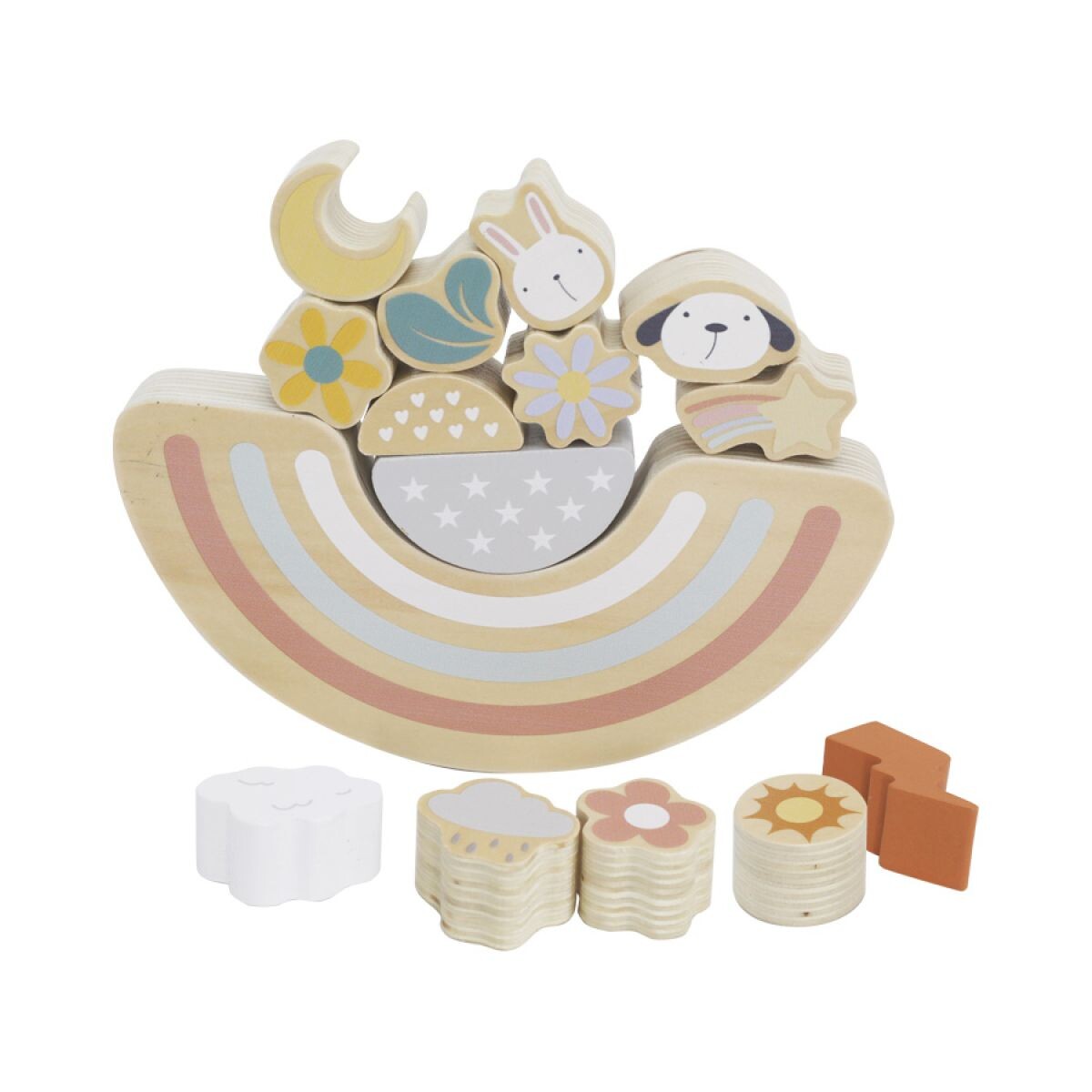 BABU - Balančná drevená hra PES a MAČKA