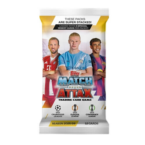 Topps 2025-2026 Topps Match Attax Booster balíček