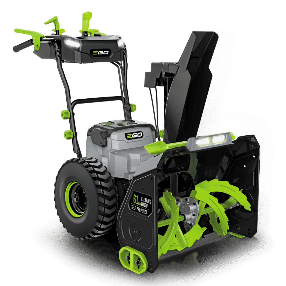 Snehová fréza 2-stupňová EGO Power+ SNT2400E – sada s dvomi 7.5 Ah akumulátormi