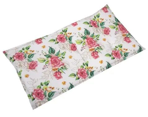 Záhradný polster Rosie 50x98 cm, ruža, biely%