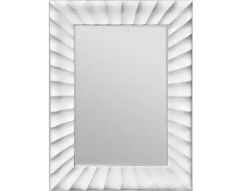 Nástenné zrkadlo 60x90 cm, biele%