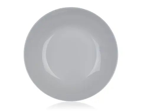 Hlboký tanier Diwali 20 cm, šedé sklo%