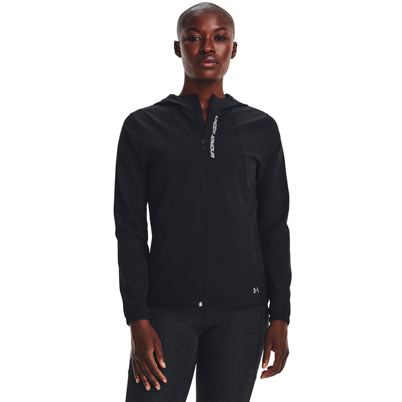 Bunda Under Armour OutRun the STORM Jacket Black/ Reflective/ Reflective S