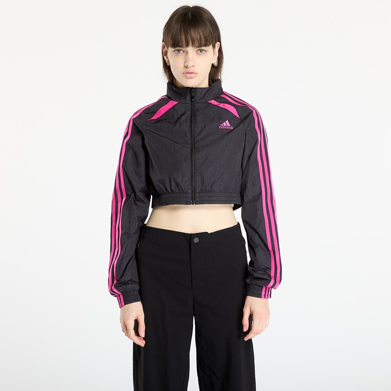 Bunda adidas Teamgeist Adicolor Cropped Track Top Black S