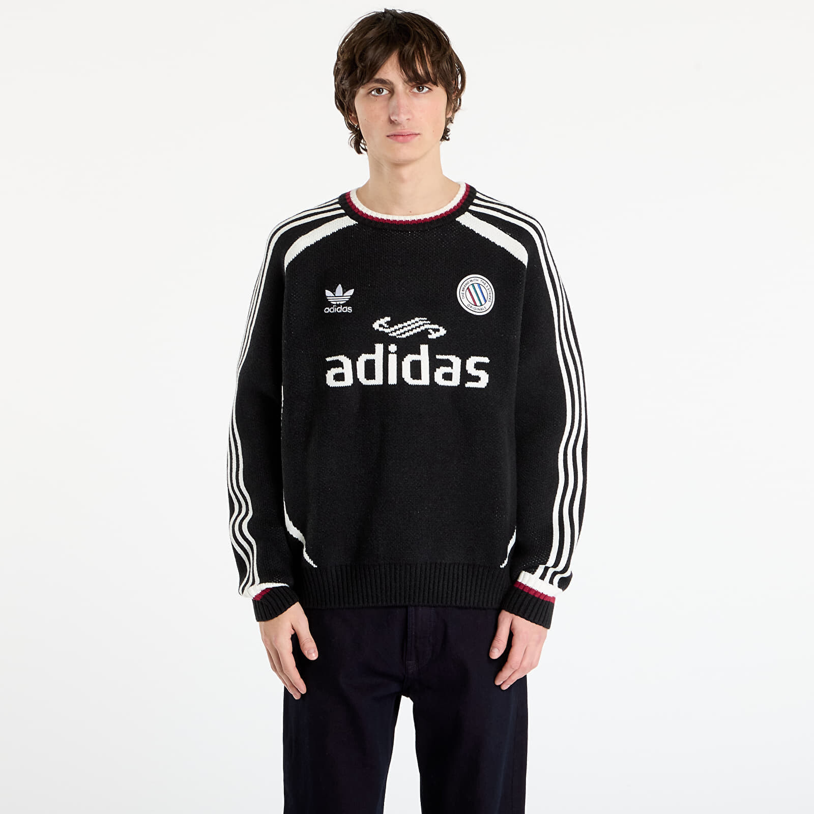 Mikina adidas Adicolor Blokecore Pullover UNISEX Black M